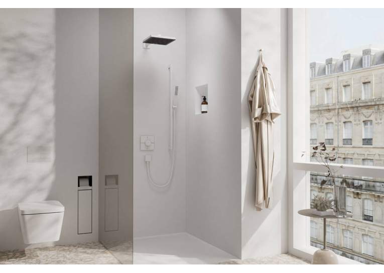 Термостат прихованого монтажу Hansgrohe ShowerSelect Comfort E на 2 функції, Matt White 15572700