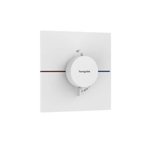 Термостат прихованого монтажу Hansgrohe ShowerSelect Comfort E HighFlow, Matt White 15574700 (Пошкоджене пакування)