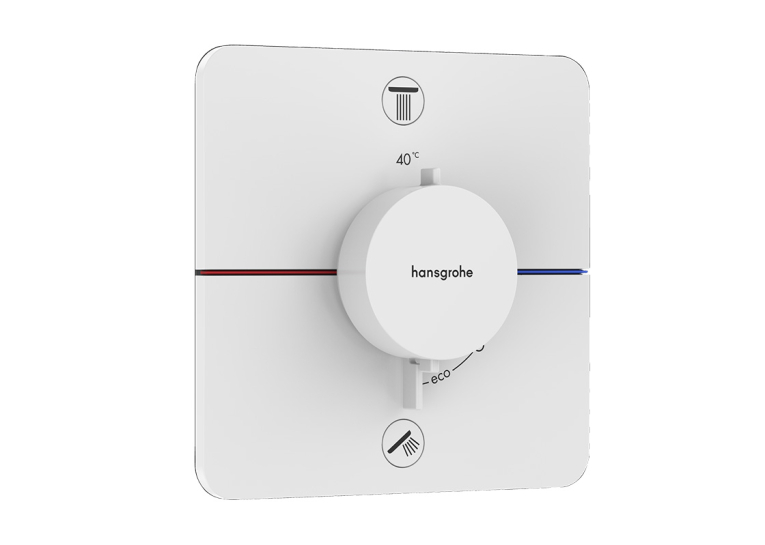 Термостат прихованого монтажу Hansgrohe ShowerSelect Comfort Q на 2 функції, Matt White 15583700