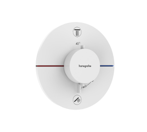 Термостат скрытого монтажа Hansgrohe ShowerSelect Comfort S на 2 функции, Matt White 15554700