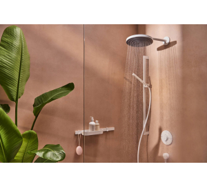 Термостат скрытого монтажа Hansgrohe ShowerSelect Comfort S на 2 функции, Matt White 15554700