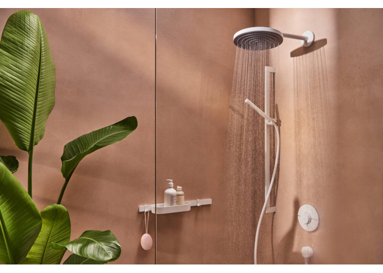 Термостат прихованого монтажу Hansgrohe ShowerSelect Comfort S на 2 функції, Matt White 15554700