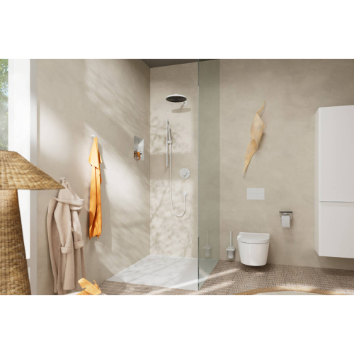 Термостат скрытого монтажа Hansgrohe ShowerSelect Comfort S на 2 функции, Matt White 15554700