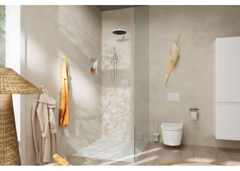 Термостат прихованого монтажу Hansgrohe ShowerSelect Comfort S на 2 функції, Matt White 15554700