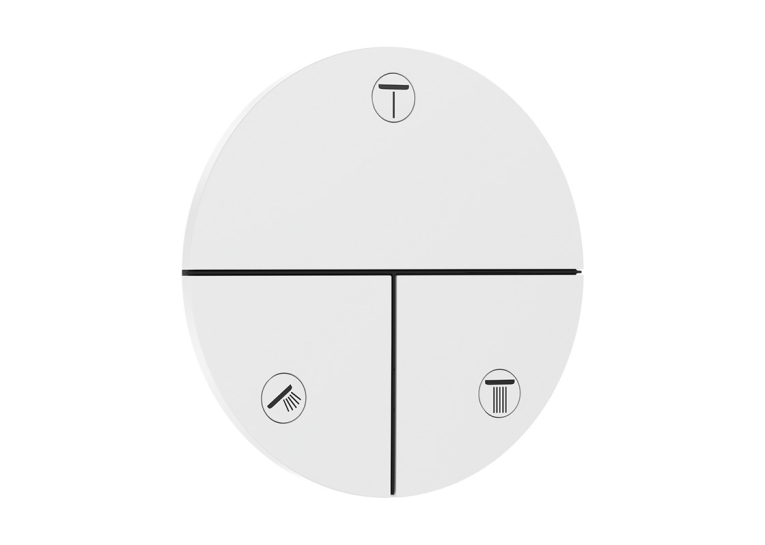 Перемикач Hansgrohe ShowerSelect Comfort S на 3 функції, Matt White 15558700