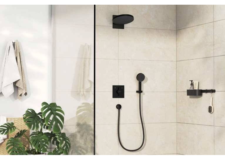 Змішувач прихованого монтажу Hansgrohe DuoTurn E на 2 функції, Matt Black 75417670