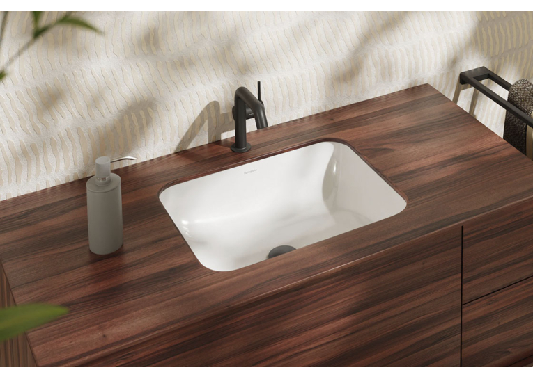 Умивальник врізний під стільницю Hansgrohe Xuniva Q SmartClean, 450х350 мм, White (61052450)