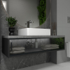 Сифон для умивальника квадратний Koller Pool латунь d32, хром 1049520350