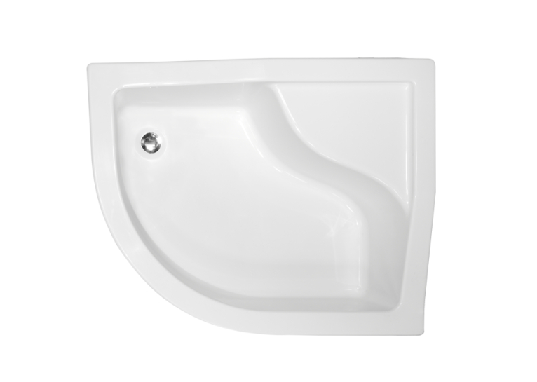 Піддон півкруглий Besco MAXI 100x80х24/35 P + ноги NAVARA22746