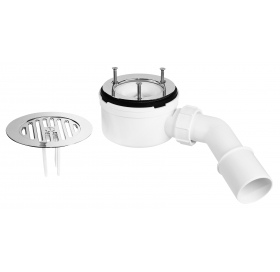 Сифон для поддона McALPINE d.90 mm h53mm MP2730L3H-SL хром