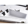 Ванна акриловая Besco INTIMA DUO SLIM 180х125 Левая (соло), без ног #WAID-180-SL