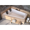 Ванна акриловая Besco INTIMA DUO SLIM 180х125 Левая (соло), без ног #WAID-180-SL