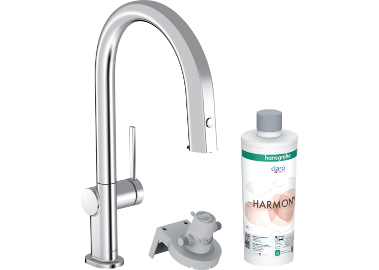 Змішувач кухонний Hansgrohe Aqittura M91 FilterSystem 210 1jet pull-out кухонний сет з Harmony (76801000) Chrome