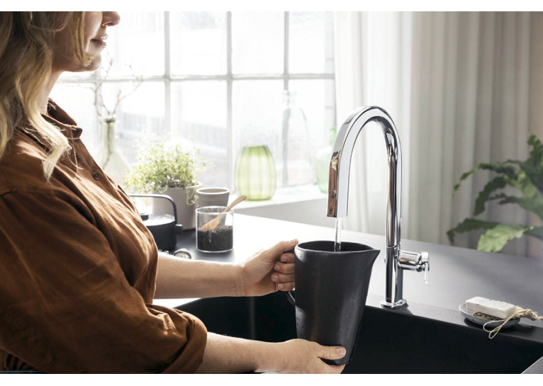 Змішувач кухонний Hansgrohe Aqittura M91 FilterSystem 210 1jet pull-out кухонний сет з Harmony (76801000) Chrome