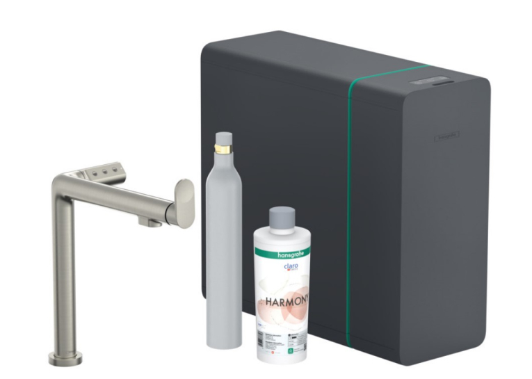 Змішувач кухонний Hansgrohe Aqittura M91 SodaSystem 240 1jet кухонний сет (76810800) Stainless Steel Finish