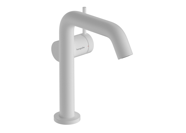 Змішувач Hansgrohe Tecturis S 150 Fine CoolStart для умивальника без онного клапана, Matt White (73341700) (Пошкоджене пакування)