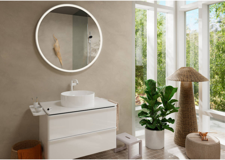 Змішувач Hansgrohe Tecturis S 240 Fine CoolStart для умивальника без донного клапана, Matt White (73372700)