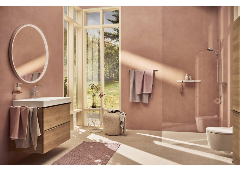 Змішувач для умивальника, поворотний вилив, Hansgrohe Tecturis S 210 Fine CoolStart Chrome (73360000)
