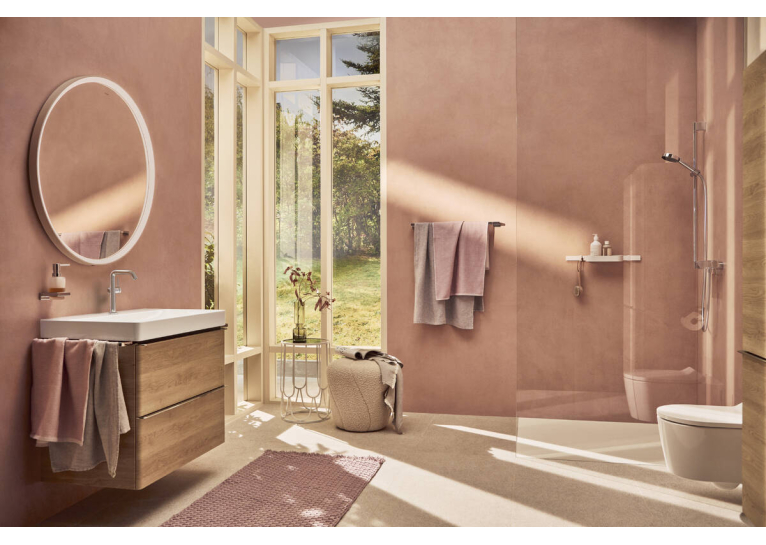 Змішувач для умивальника, поворотний вилив, Hansgrohe Tecturis S 210 Fine CoolStart Chrome (73360000)