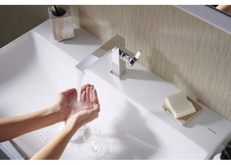 Змішувач Hansgrohe Tecturis E 110 Fine CoolStart для умивальника, Chrome (73020000) (Пошкоджене пакування)