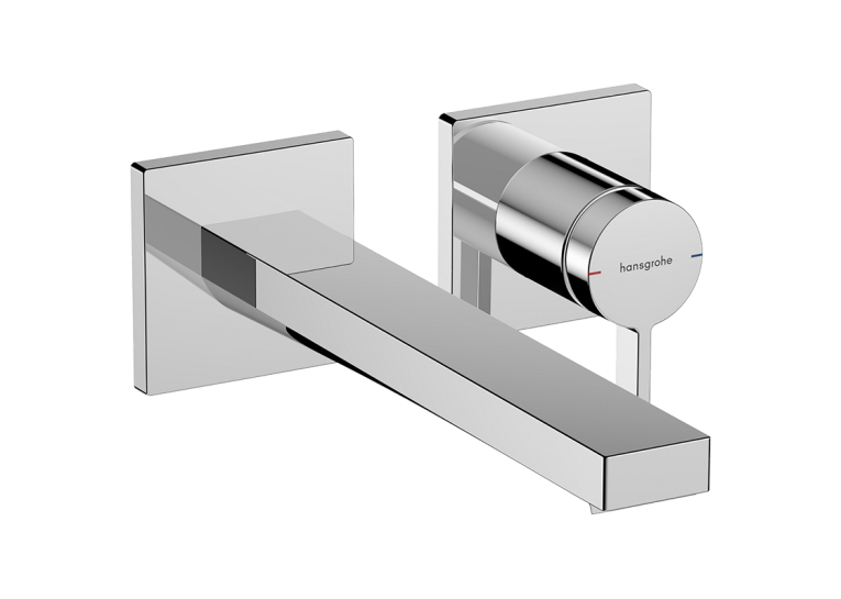 Смеситель Hansgrohe Tecturis E 225 для умывальника со стены, Chrome (73051000)