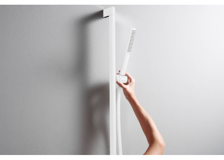 Душовий набір Hansgrohe Pulsify S 100 1jet EcoSmart+ 90 см Matt White (24383700)
