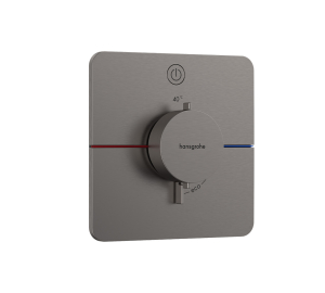 Термостат скрытого монтажа Hansgrohe ShowerSelect Comfort Q на 1 функцию, Brushed Black Chrome 15581340