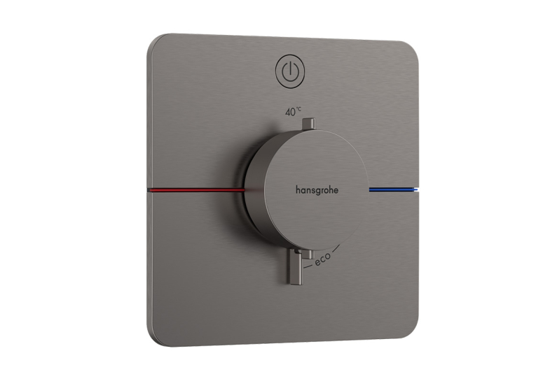 Термостат скрытого монтажа Hansgrohe ShowerSelect Comfort Q на 1 функцию, Brushed Black Chrome 15581340