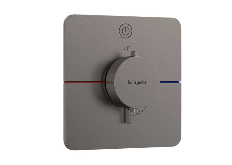 Термостат скрытого монтажа Hansgrohe ShowerSelect Comfort Q на 1 функцию, Brushed Black Chrome 15581340