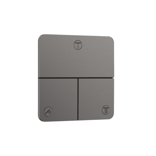 Переключатель Hansgrohe ShowerSelect Comfort Q на 3 функции, Brushed Black Chrome 15587340