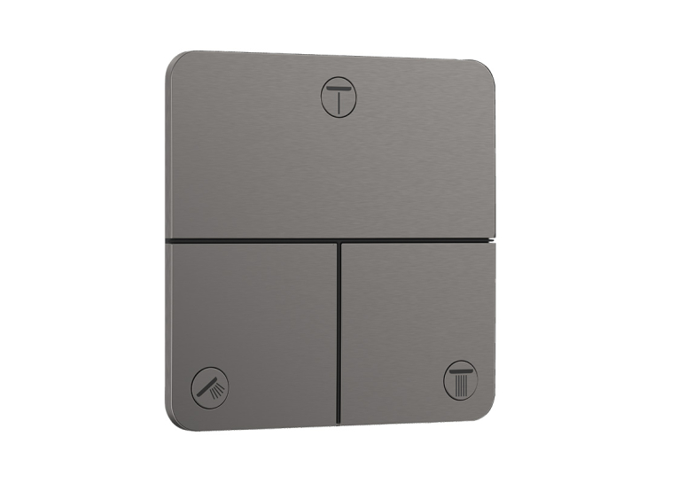 Переключатель Hansgrohe ShowerSelect Comfort Q на 3 функции, Brushed Black Chrome 15587340