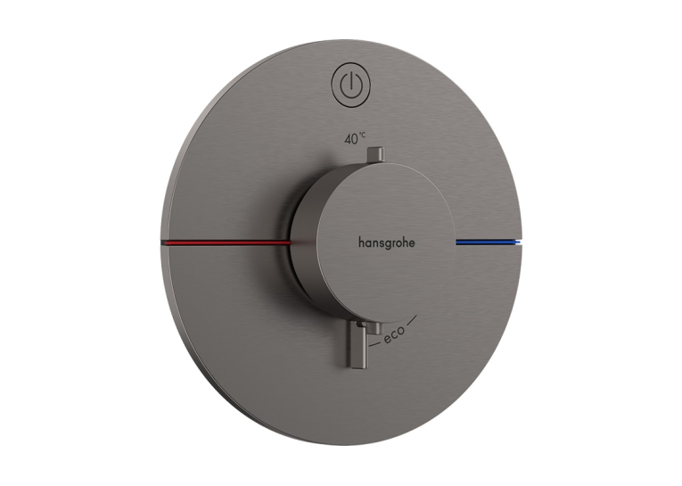 Термостат прихованого монтажу Hansgrohe ShowerSelect Comfort S на 1 функцію, Brushed Black Chrome 15553340