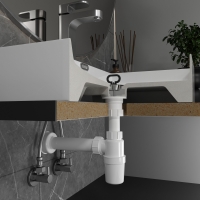 Сифон для умивальника з гнучким з'єднанням Koller Pool  d40 1049680149