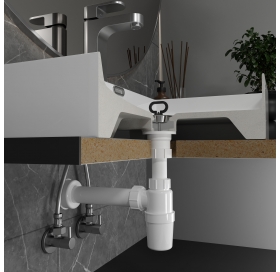 Сифон для умивальника з гнучким з'єднанням Koller Pool  d40 1049680149