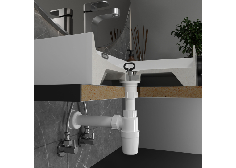 Сифон для умивальника з гнучким з'єднанням Koller Pool  d40 1049680149