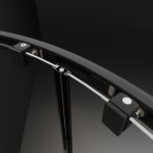 Бокова стінка Radaway Premium Pro Black S1 900x2000 1016090-54-01