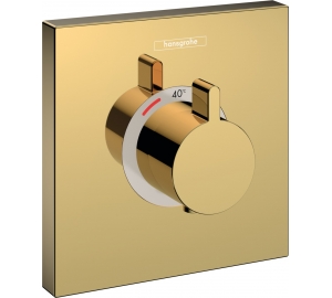 Термостат скрытого монтажа Hansgrohe ShowerSelect Highﬂow 15760990 Polished Gold Optic