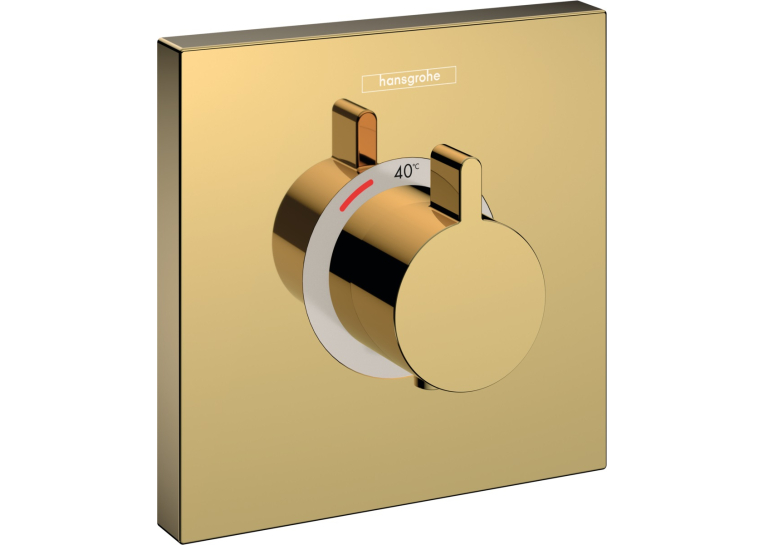 Термостат скрытого монтажа Hansgrohe ShowerSelect Highﬂow 15760990 Polished Gold Optic