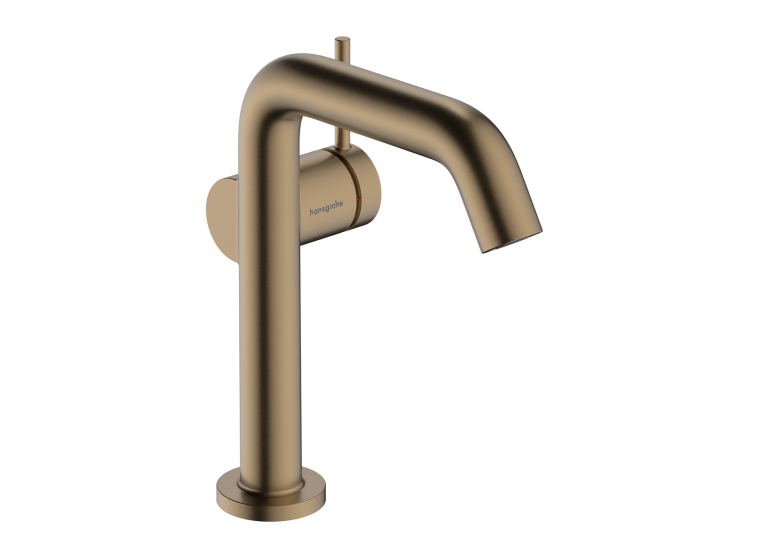 Смеситель Hansgrohe Tecturis S 150 Fine CoolStart для умывальника, Brushed Bronze (73340140)