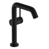 Змішувач для умивальника, поворотний вилив, Hansgrohe Tecturis S 210 Fine CoolStart  Matt Black (73360670)