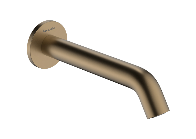 Излив Hansgrohe Tecturis S на ванну с выступом 198 мм, Brushed Bronze (73411140)