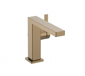 Смеситель для умывальника  Hansgrohe Tecturis E 110 Fine CoolStart  с донным клапаном pop-up, Brushed Bronze (73023140)