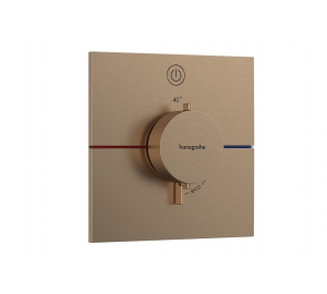Термостат скрытого монтажа Hansgrohe ShowerSelect Comfort E на 1 функцию, Brushed Bronze 15571140