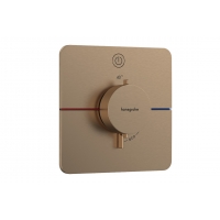 Термостат прихованого монтажу Hansgrohe ShowerSelect Comfort Q на 1 функцію, Brushed Bronze 15581140