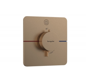Термостат скрытого монтажа Hansgrohe ShowerSelect Comfort Q на 1 функцию, Brushed Bronze 15581140