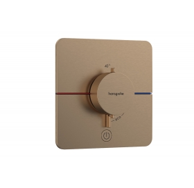 Термостат скрытого монтажа Hansgrohe ShowerSelect Comfort Q HighFlow на 1 функцию, Brushed Bronze 15589140