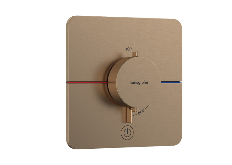 Термостат прихованого монтажу Hansgrohe ShowerSelect Comfort Q HighFlow на 1 функцію, Brushed Bronze 15589140