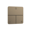 Перемикач Hansgrohe ShowerSelect Comfort Q на 3 функції, Brushed Bronze 15587140 (Пошкоджене пакування)