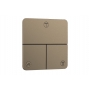 Переключатель Hansgrohe ShowerSelect Comfort Q на 3 функции, Brushed Bronze 15587140