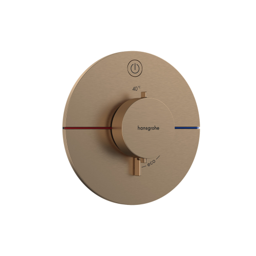 Термостат скрытого монтажа Hansgrohe ShowerSelect Comfort S на 1 функцию, Brushed Bronze 15553140
